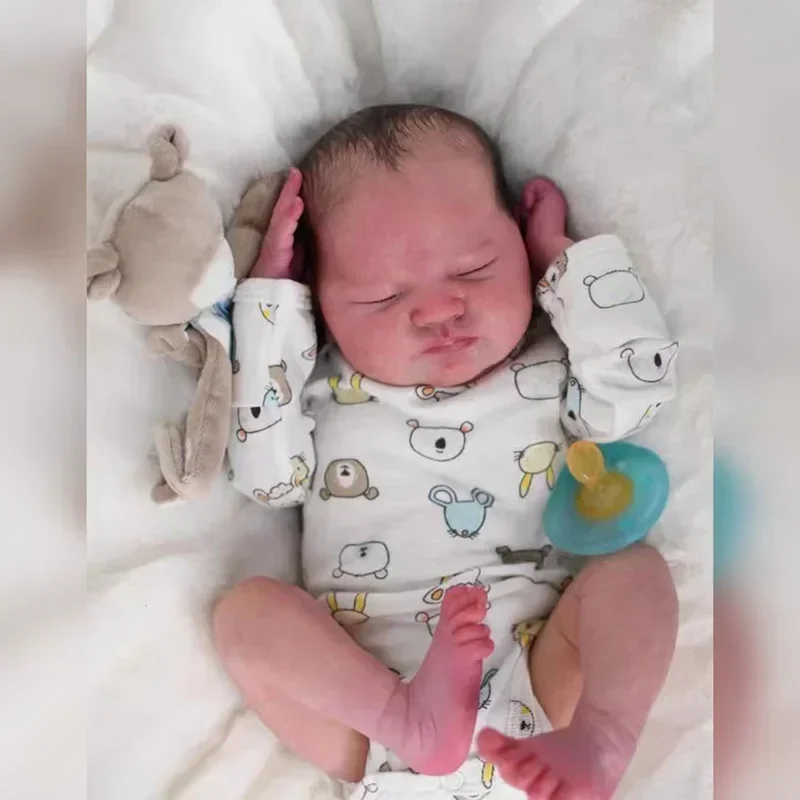 18 дюймов 45 см Bebe Reborn Quinlyn мягкие виниловые куклы аксессуары Diy игрушки части