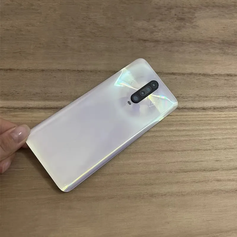 Фото K30 4G 5G задняя крышка аккумулятора для Xiaomi Redmi K30/K30i задний корпус стеклянный корпус замена запасных частей для ремонта + объектив камеры №3