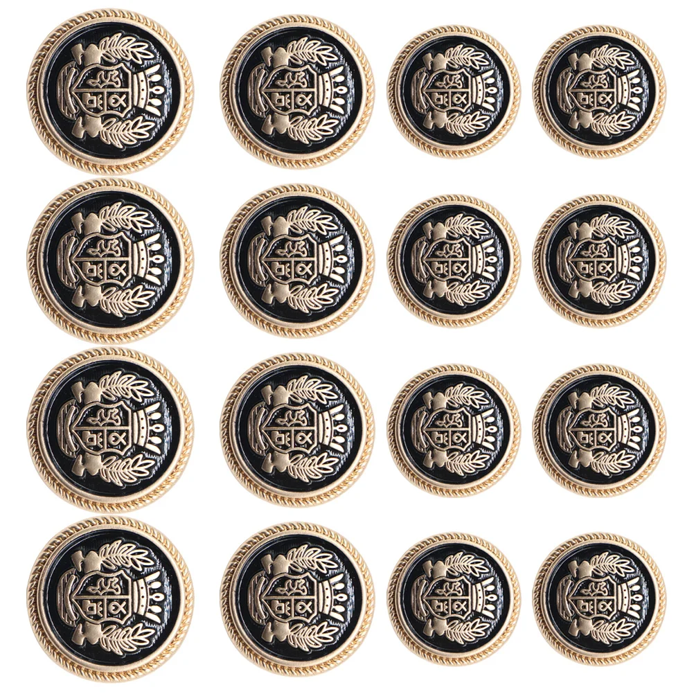 

16 Pcs Jeans Buttons Brass Fasteners Overcoat Button Vintage Sewing Buttons Shirt Button Fancy Ornaments