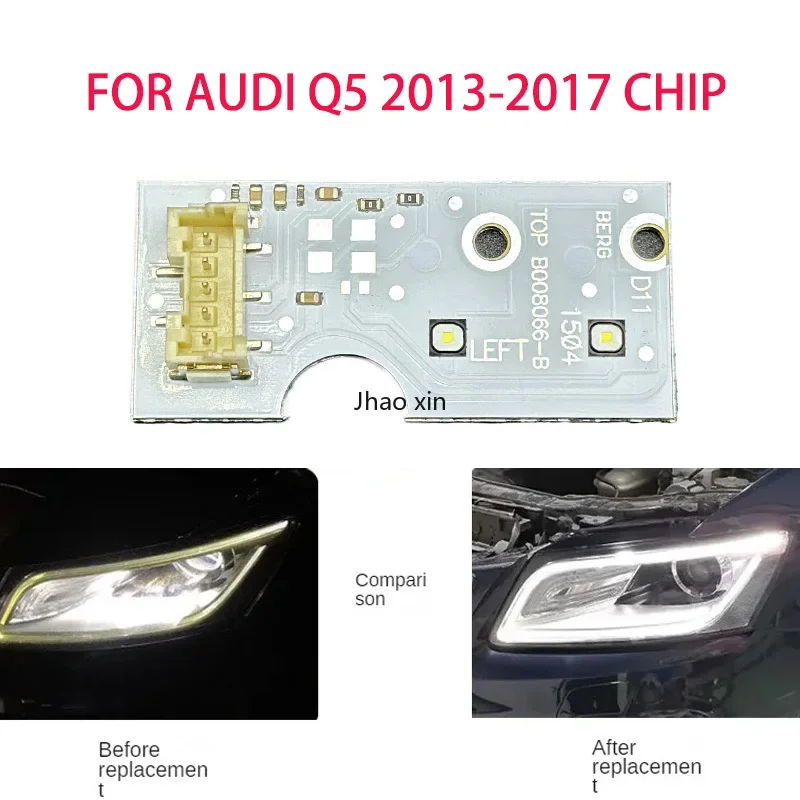 Белый свет для Audi Q5 2013-2017 автомобильные фары DRL чип балластный печатная плата