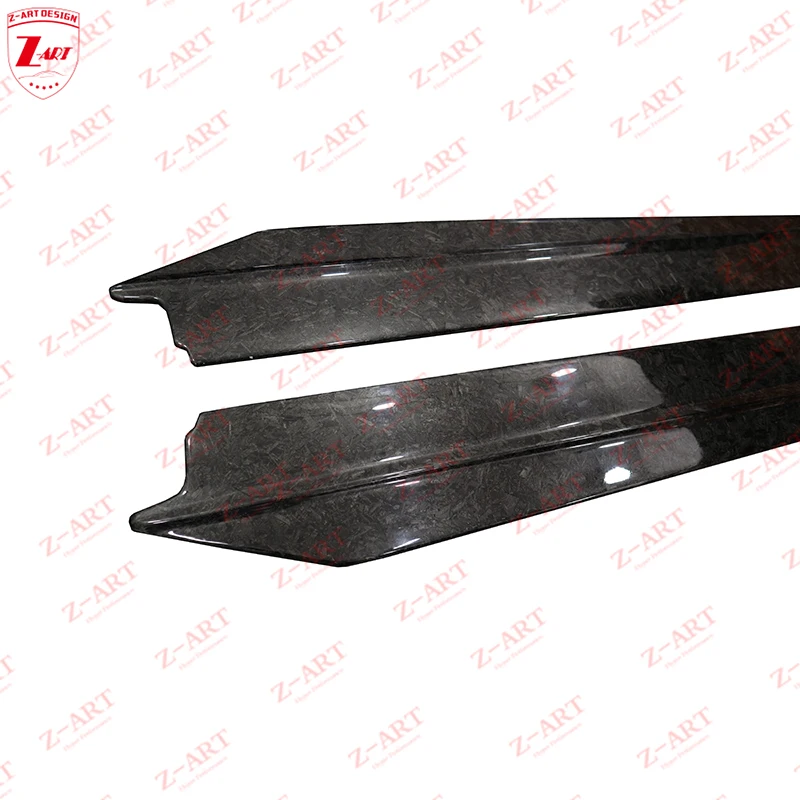 Боковые юбки из углеродного волокна Z-ART для боковых губ Huracan LP610 боковой спойлер