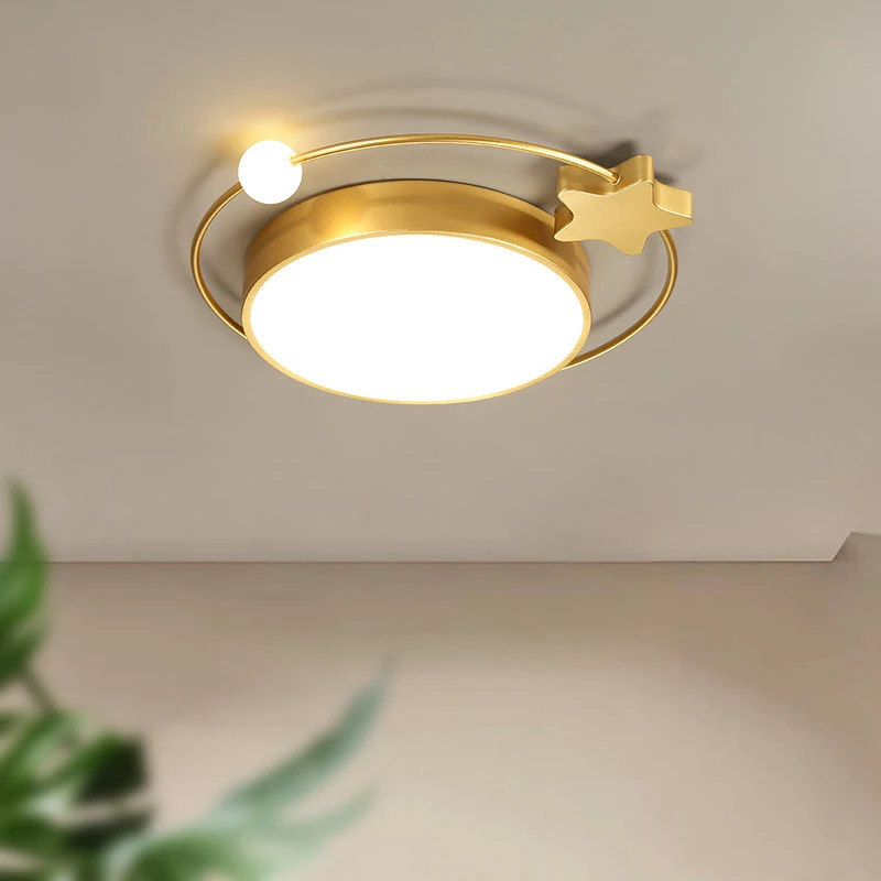 

Nordic Dimmable Ceiling Lights Gold Dining Room Hanging Bedroom Ceiling Lights Kitchen Decoration Salon Room Decoration YQ50