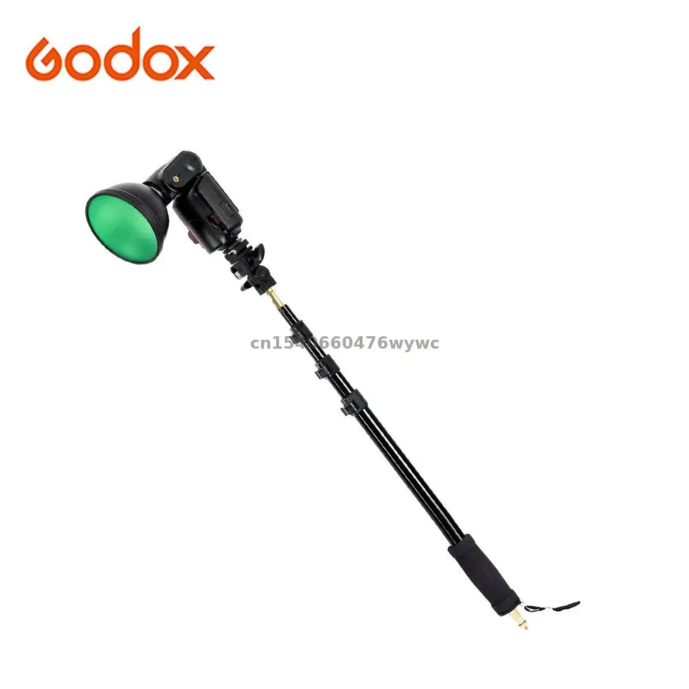 

Godox AD-S13 21-63/55-160cm Portable Light Boom Pole Stick Four section with 1/4" Male Thread for WITSTRO Flash AD180 AD360
