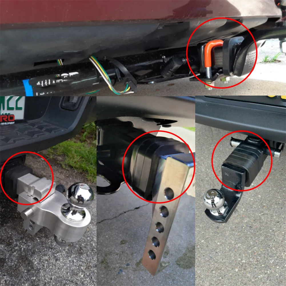 

3pcs Trailer Hitch Pad Universal Car Truck Hitch Receiver Muffler Pads for 2 Inch Trailer Hitch Receiver Car Part Accessory