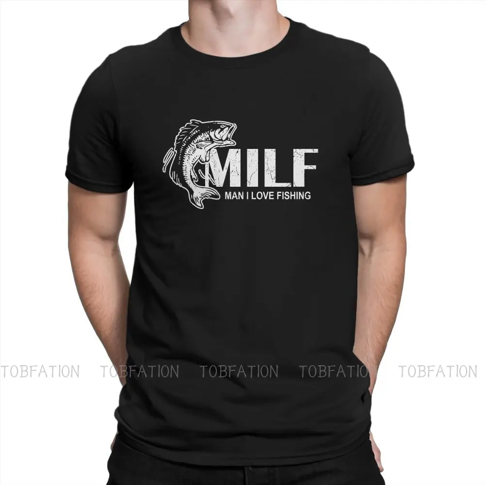 

Футболка для рыбалки MILF, Мужская футболка с графическим принтом, большие предложения