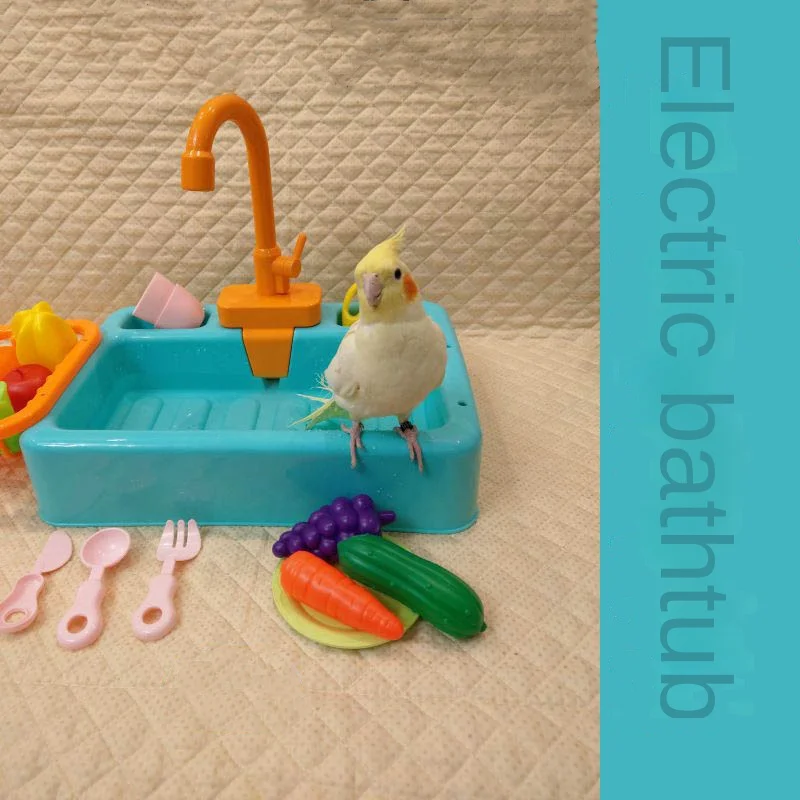 

Автоматическая ванночка для ванной в виде попугая, клетка для птиц, набор принадлежностей для птиц, клетка для птиц для ванной, многофункциональная новая ванна