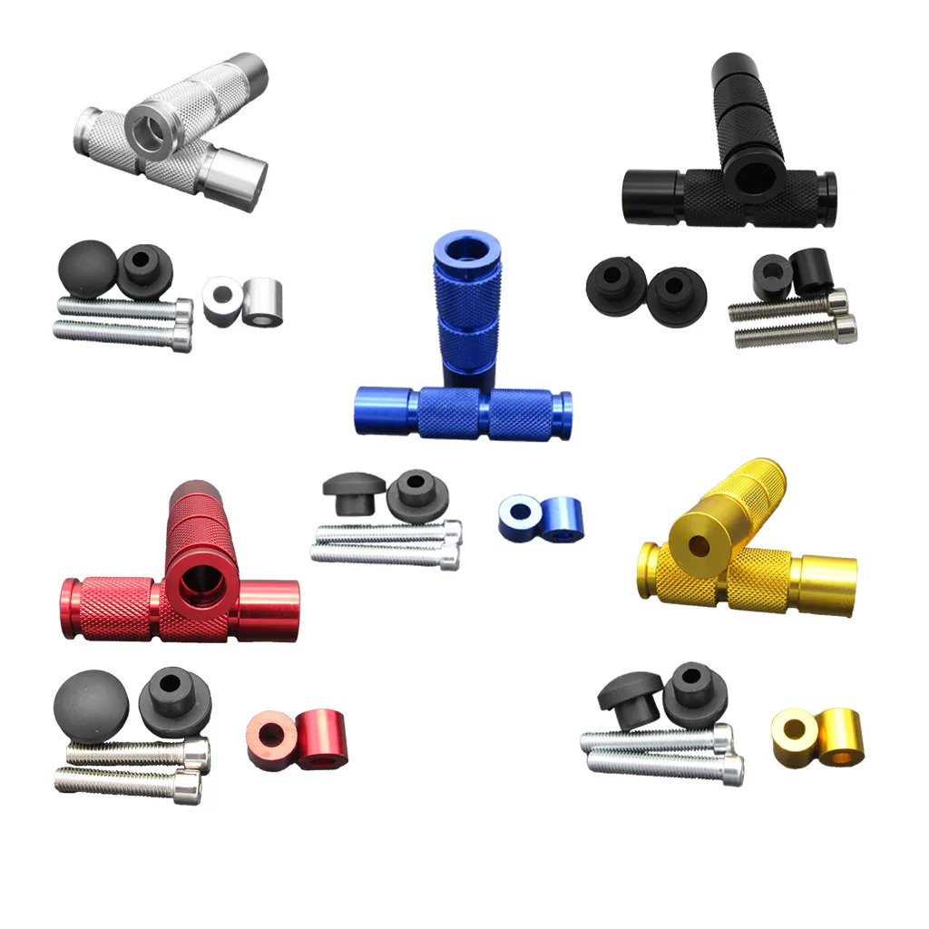 

Motorcycle Modified Pedal CNC Aluminum Pedal ATV ATV Round Rear Pedal Accessories