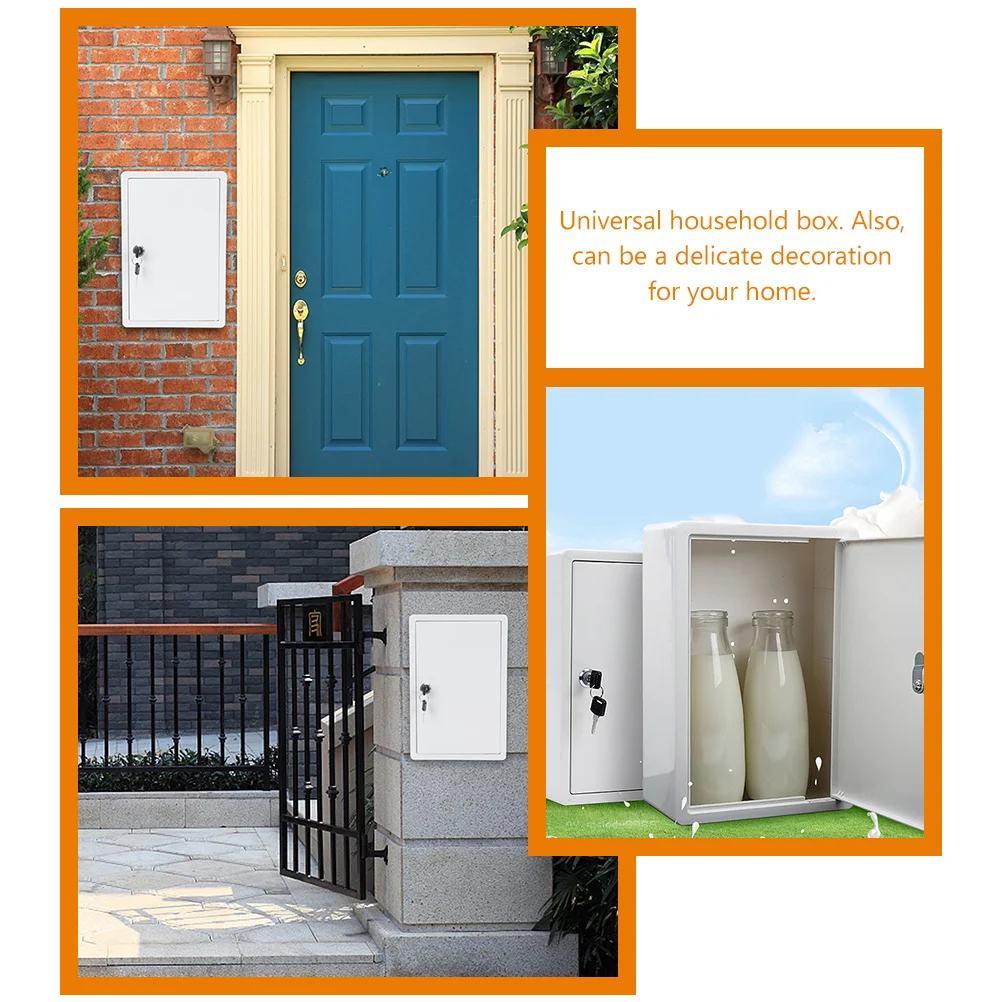 Коробка для молока Настенный уличный железный лист Почтовый ящик свежей