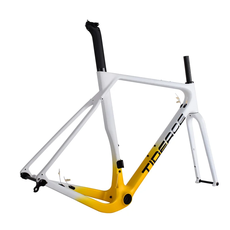 Велосипедная Рама Tideace CX072 карбоновая гравийная рама для велосипеда комплект