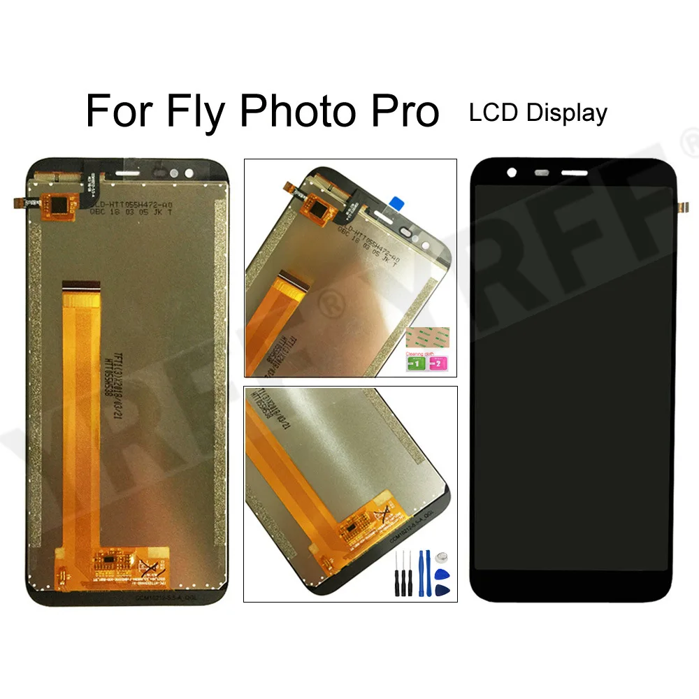 

New Mobile LCD Screens For Fly Photo Pro LCD Display Touch Screen Digitizer Glass Panel Sensor Assembly Phone Repair Sets