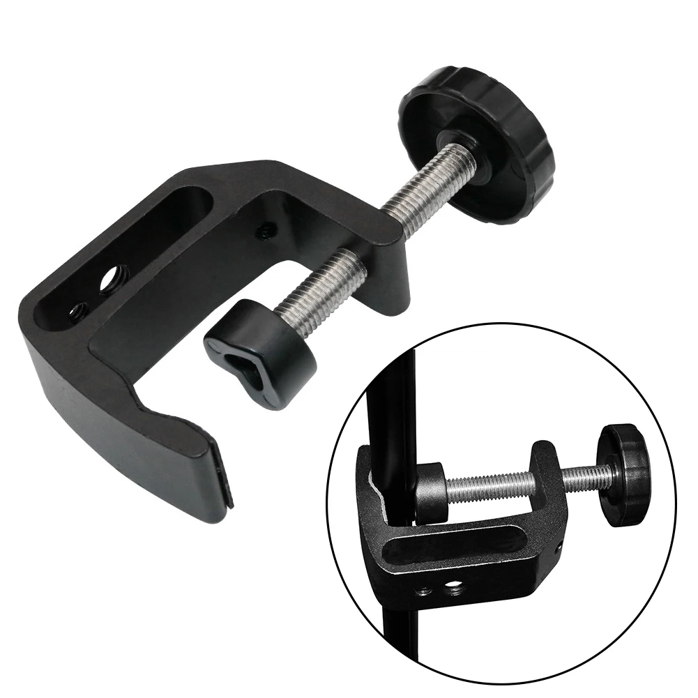 

2pcs Universal Bracket Clamp Accessorie DIY Fixed Clip Fittings Screw Light Mounting Camera Holder for Microphone Desk Lamp
