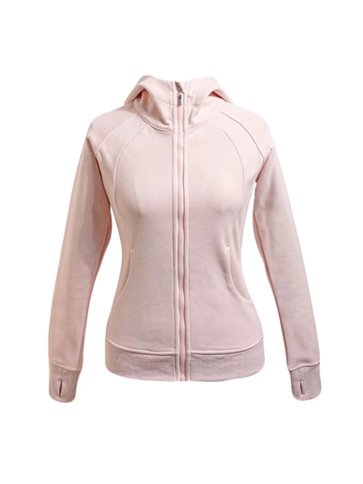 Plus Size Plus size Autumn Leisure Sle Slim fit Sports Pink Hoodie Outerwear Fat Sister Waist Hugging Slimming Outdoor Top