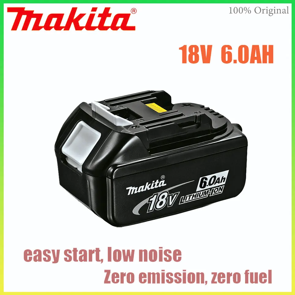 

Makita 100% original 6.0Ah 18V With LED lithium ion replacement LXT BL1860B BL1860 BL1850 Makita rechargeable power tool battery