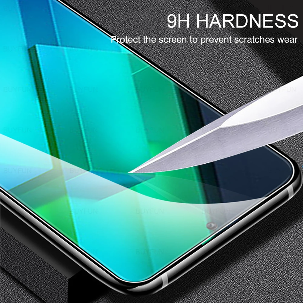 Чехол 4 в 1 из закаленного стекла для Infinix Note 12 VIP 6 7 дюйма Защита экрана Note12 12VIP