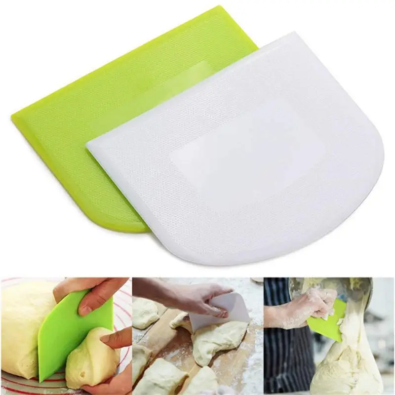 

Scraper Kitchen Tools Feel Comfortable 22 Grams Durable Baking Tool Soft Scraper Small And Portable 2 Colours Safety Material Pe