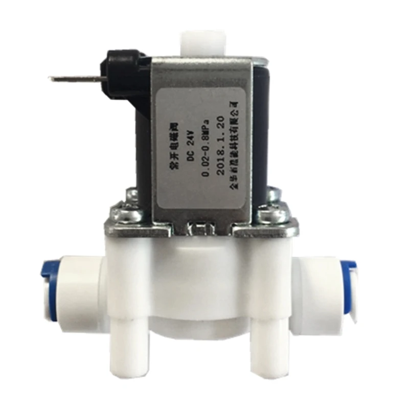 

Plastic Electric Solenoid Valve Water Inlet Switch Normally Closed Quick Connect- Electric Solenoid Valve Water Control