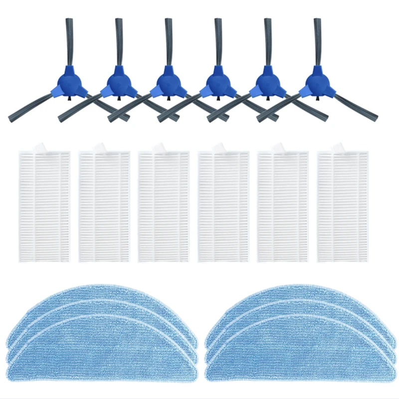 

For Cecotec Conga 2290 Ultra 05661 Robot Vacuum Replacement Spare Parts Accessories Side Brush Hepa Filter Mop Cloth A