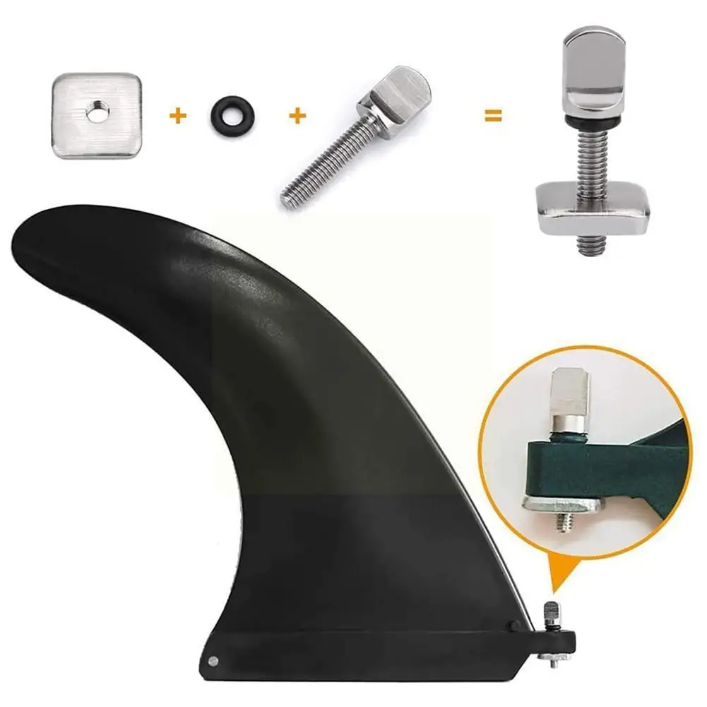 2pcs 316 Steel Surfboard Tail Fin Special Screw Yacht Accessories O1f4