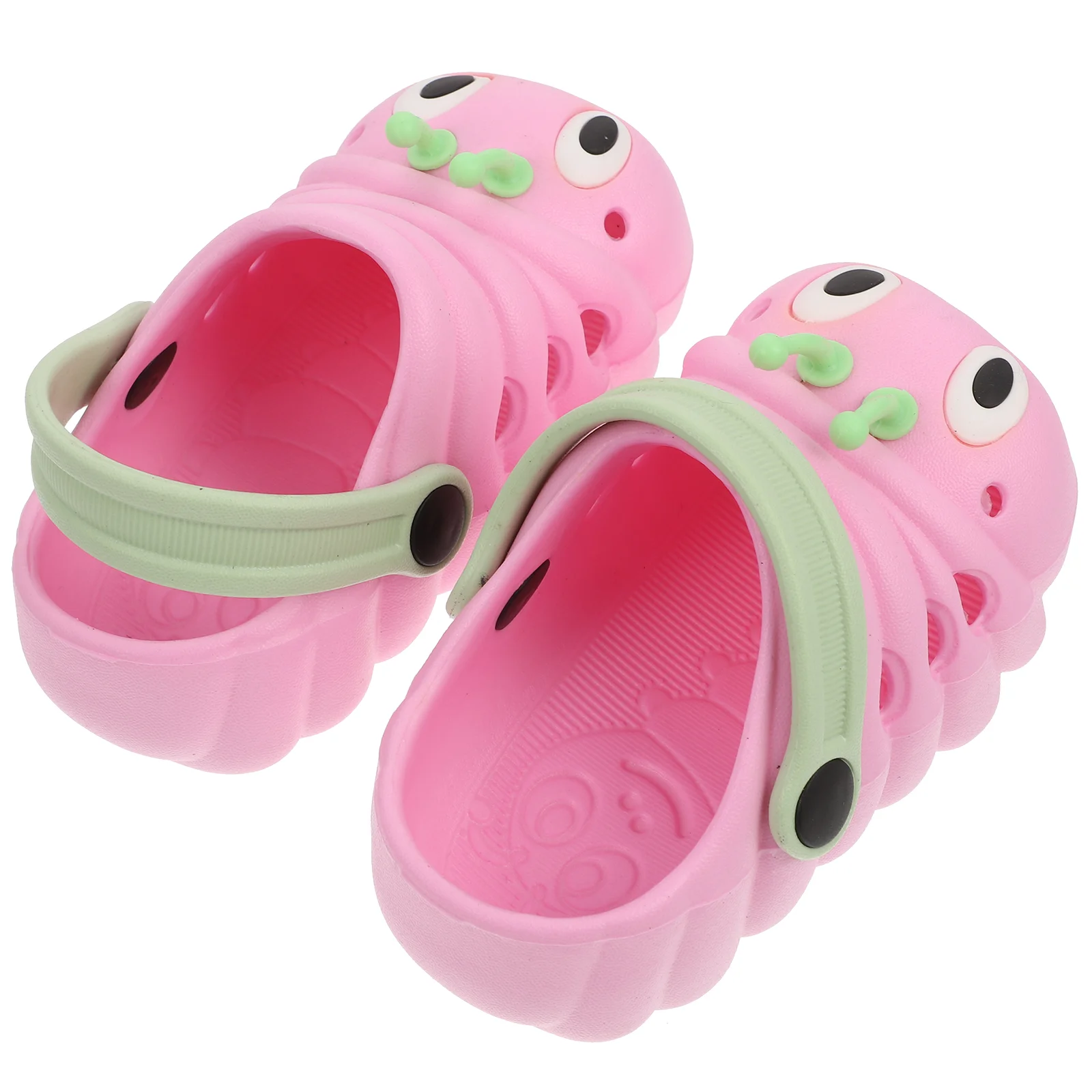 

1 Pair Caterpillar Beach Non-slip Shoes Cartoon Summer Sandals Cool Slipper for Boys Girls (Pink Size 26 Length 155cm)
