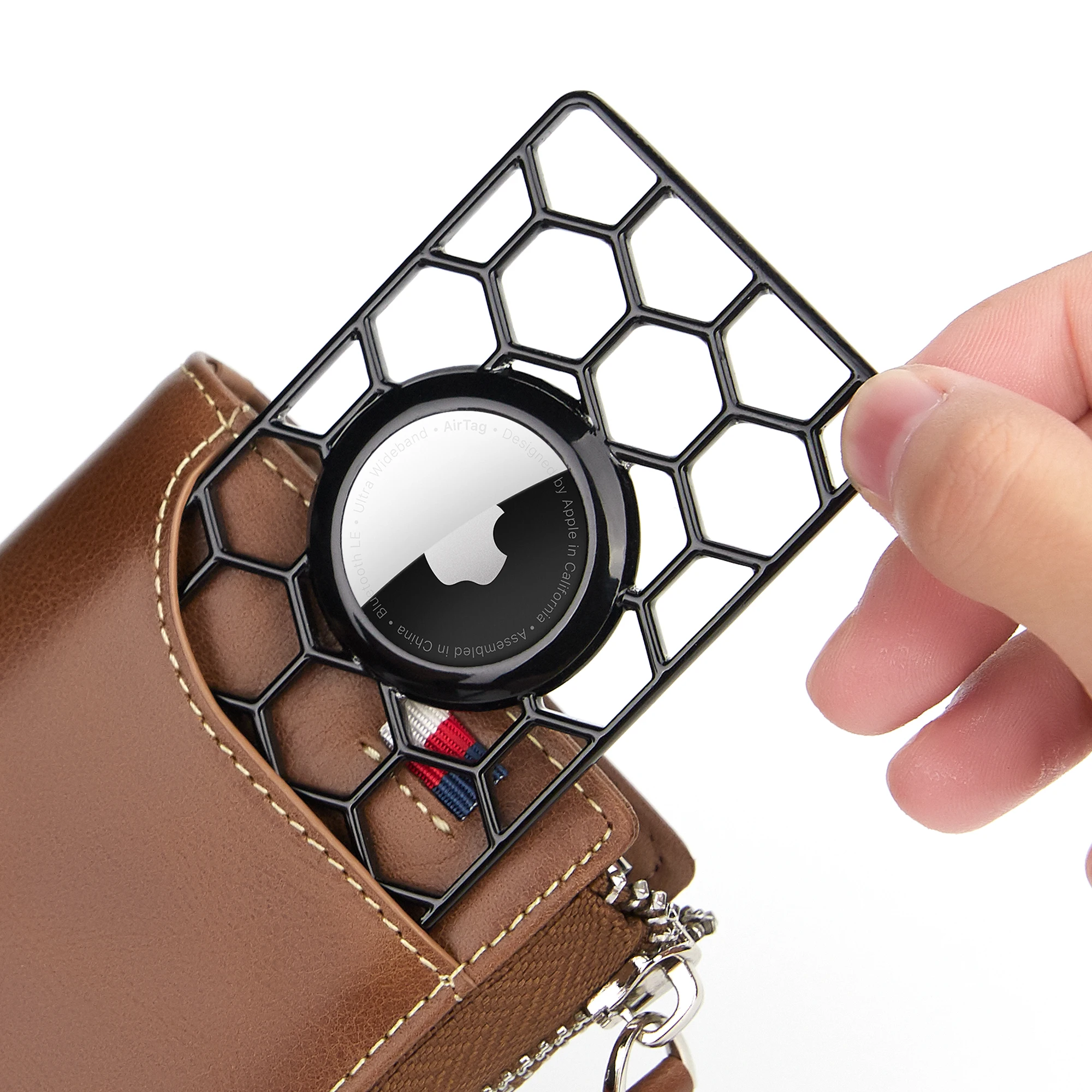 

For Apple AirTag Case Wallet Tracker Card Protective For Apple Airtag Locator Tracking Location Cover Case Anti-lost
