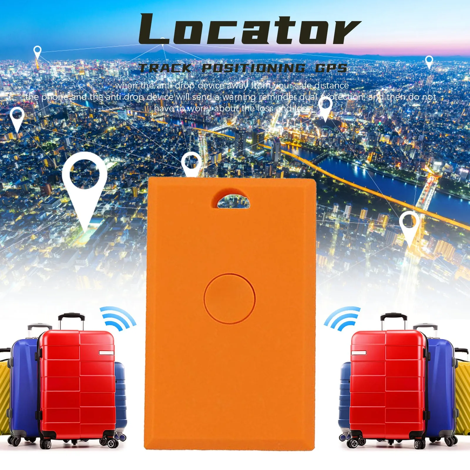 

Intelligent LocatorBluetooth Anti-Lost Alarm Lithium Battery Bags Accessories Stolen Car Kid Emergency Phone Saber