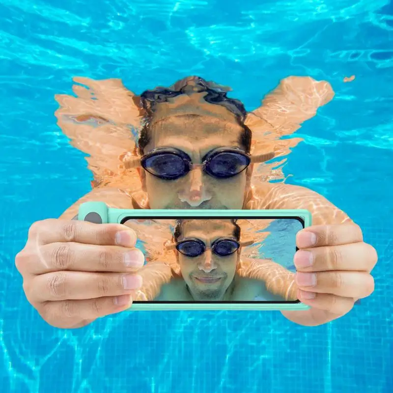 Phone Dry Bag Underwater Waterproof Phone Pouch Adjustable Waterproof Phone Case For Snorkeling Kayaking & Phone Protection