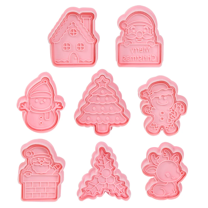 Формы для печенья Christmas Set из пластика 8 шт