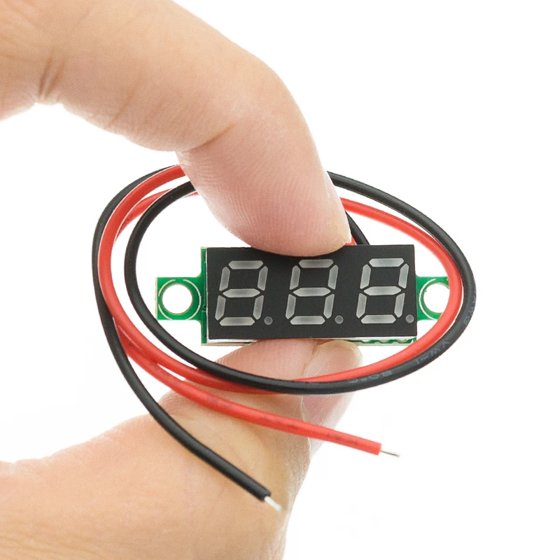 0 28 дюймов 2 5 V-40V Мини цифровой вольтметр Напряжение метр тестер