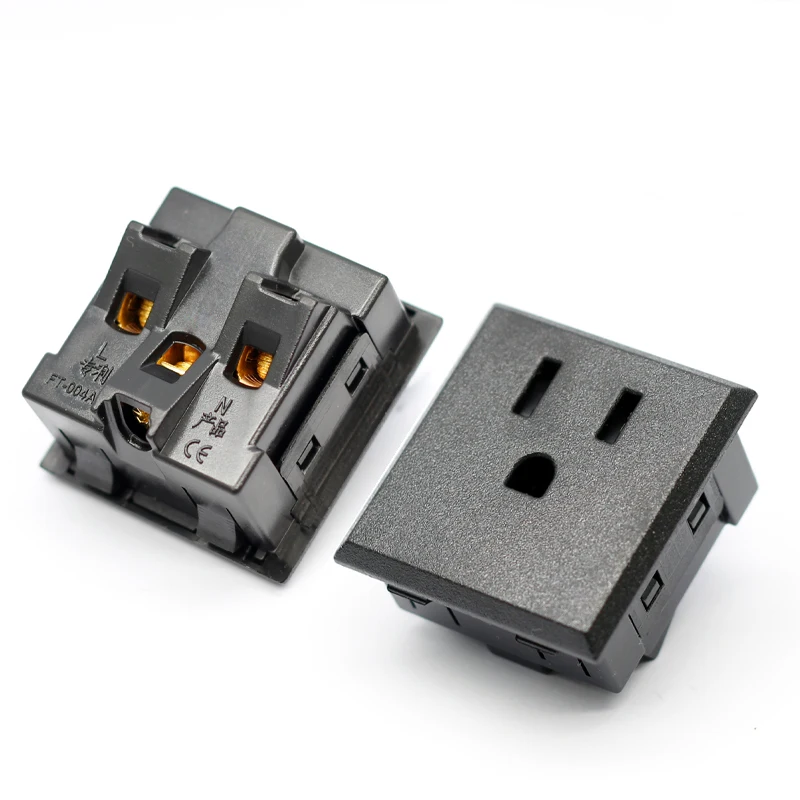 

IEC 10A 125V AC power American US standard socket 3 PIN plug PDU socket connector