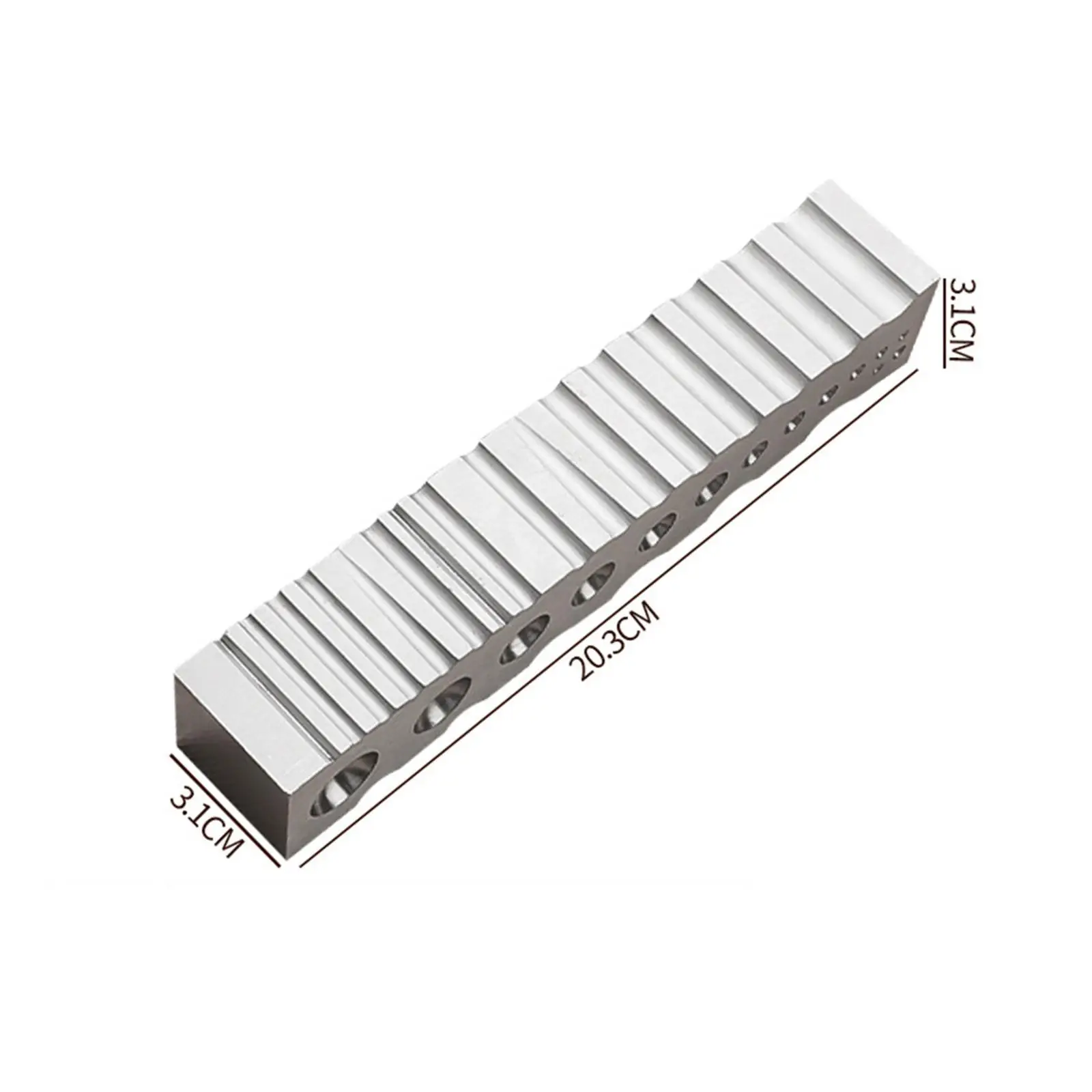 Прочные полукруглые канавки Swage Block для браслетов колец