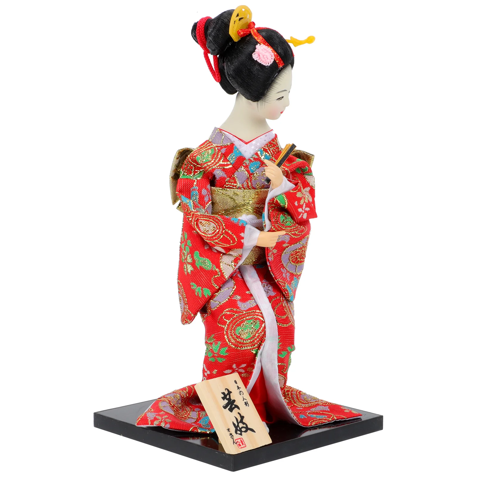 

Asian Geisha Figurine Kimono Vintage Decor Home Japanese Tabletop Ornament