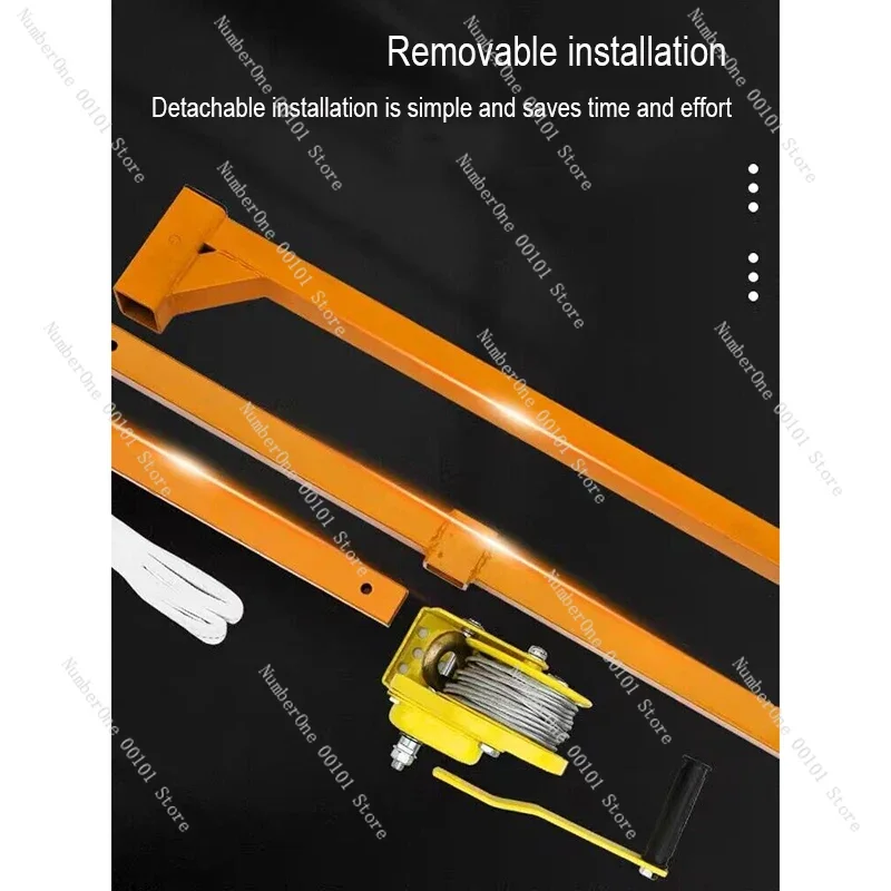 Самоблокирующийся складной кран ручная лебедка монтажный инструмент подъемный