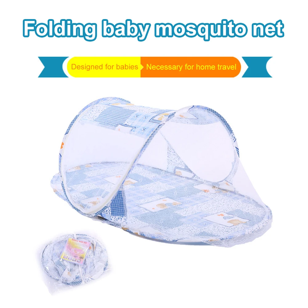 

Baby Crib Netting Portable Folding Baby Bed Net Polyester for Newborn Infant Sleep Bed Travel Bed Netting Play Tent Mosquito Net