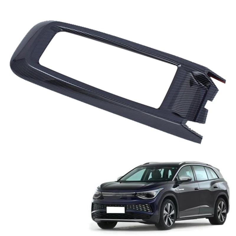

Car Carbon Fiber Central Control Gear Shift Panel Decal Interior Modification For-VW ID.6X 2022 2023