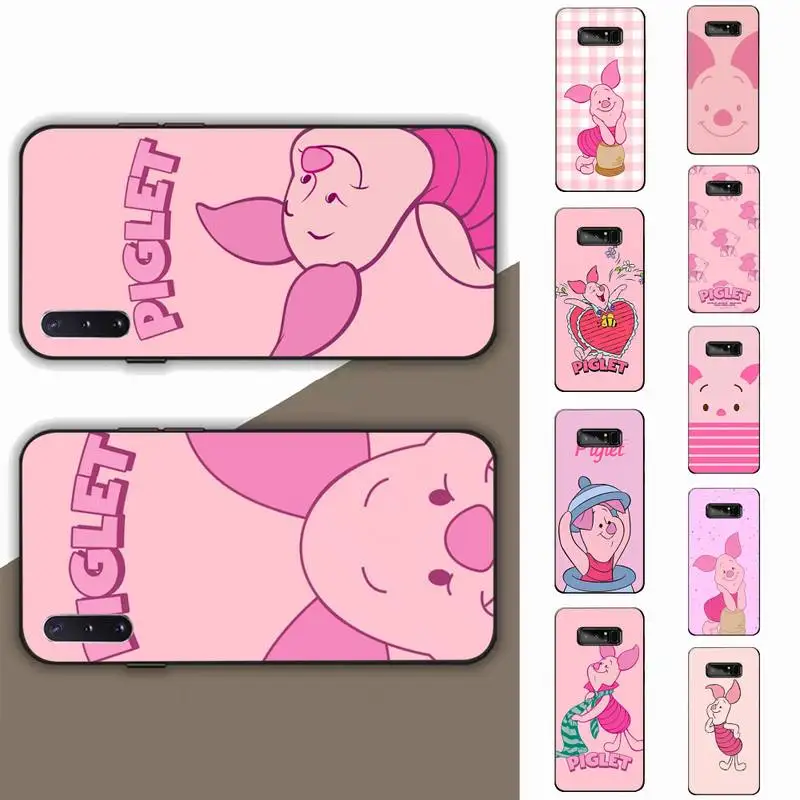 

PPiglet Cartoon Cute Pig Phone Case for Samsung Note 5 7 8 9 10 20 pro plus lite ultra A21 12 72