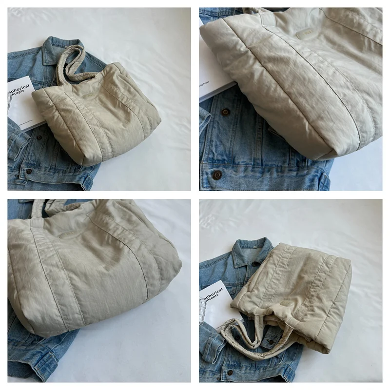 Women's Retro Versatile Canvas Shoulder Bags Large Capacity Advanced Sense Quality Ladies Simplicity Fashion Commute Handbags