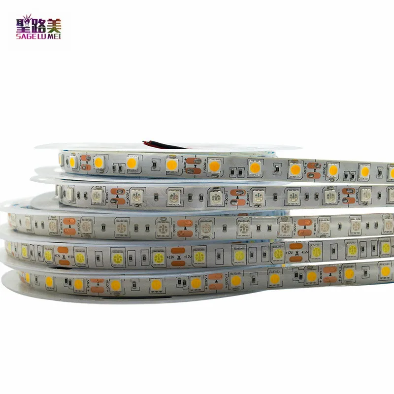 

SMD 5050 RGB/Red/Green/Blue/Pink/Yellow/Warm White 5M 300LED DC 12V 24V Flexible LED Strip Lights Tape TV Backlight For Room
