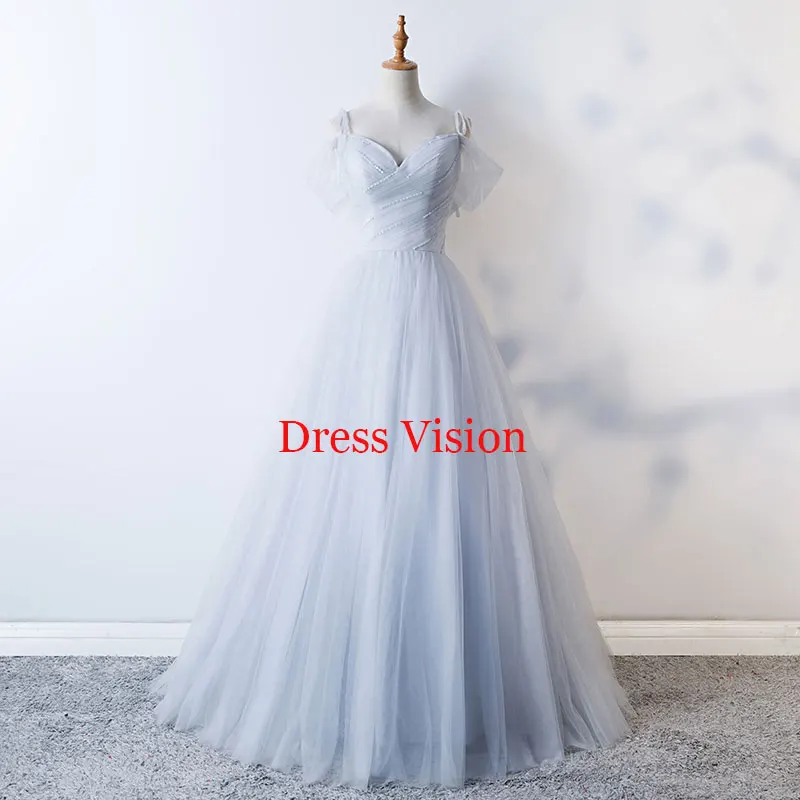 

Vestidos New Style Off The Shoulder V-neck Prom Dresses Pleat Beading Party Gowns Robe Soirée Dresses For Women 2022