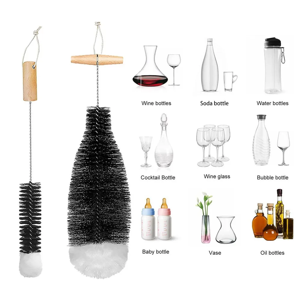 

12 Pcs Reusable Bottle Brush Straw Cleaning Brush Washing Cleaner Kit Tool