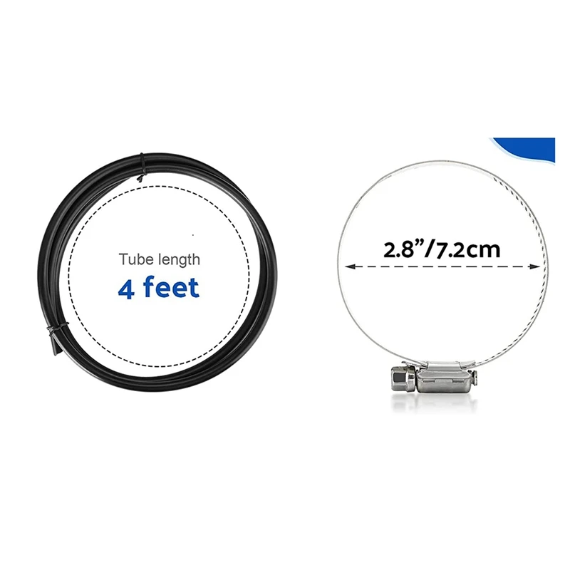 Автономная фидерная версия с зажимом для седла хлоринатор подающий шланг из ПВХ