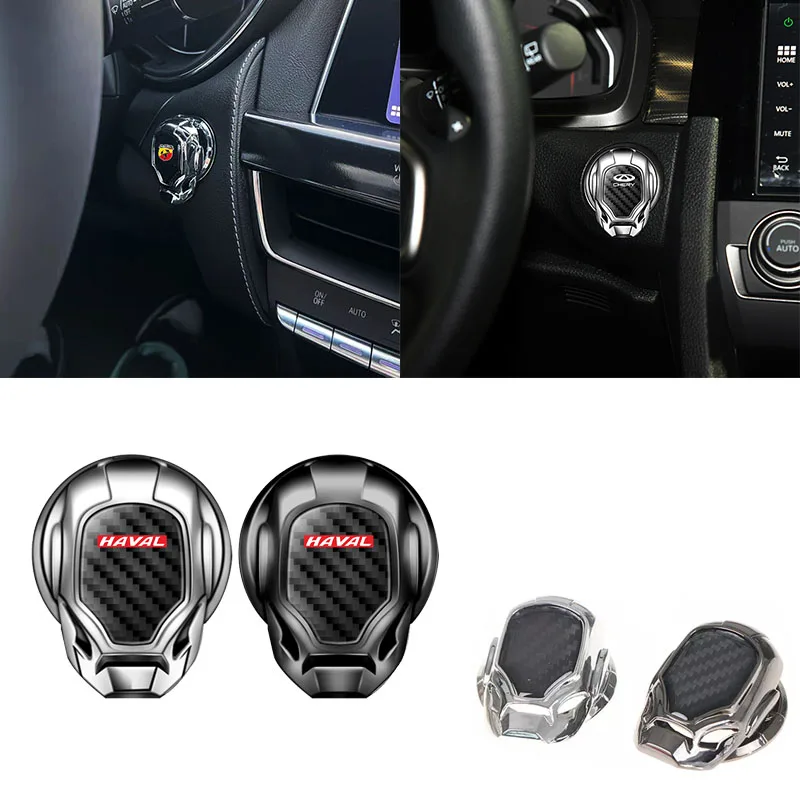 

Car One-Key Engine Start Stop Ignition Push Button Switch Cover for Buick Regal 2018 Verano Gs Sail Encore Enclave Accessories