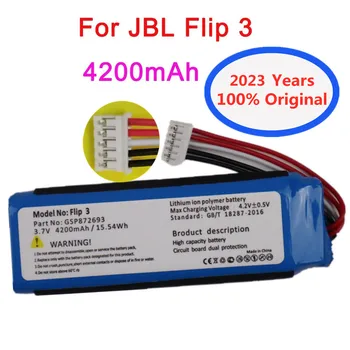 2023 Years 4200mAh New Original Battery For JBL Flip3 Flip 3 Wireless bluetooth speaker Bateria In Stock + Tracking Number 1