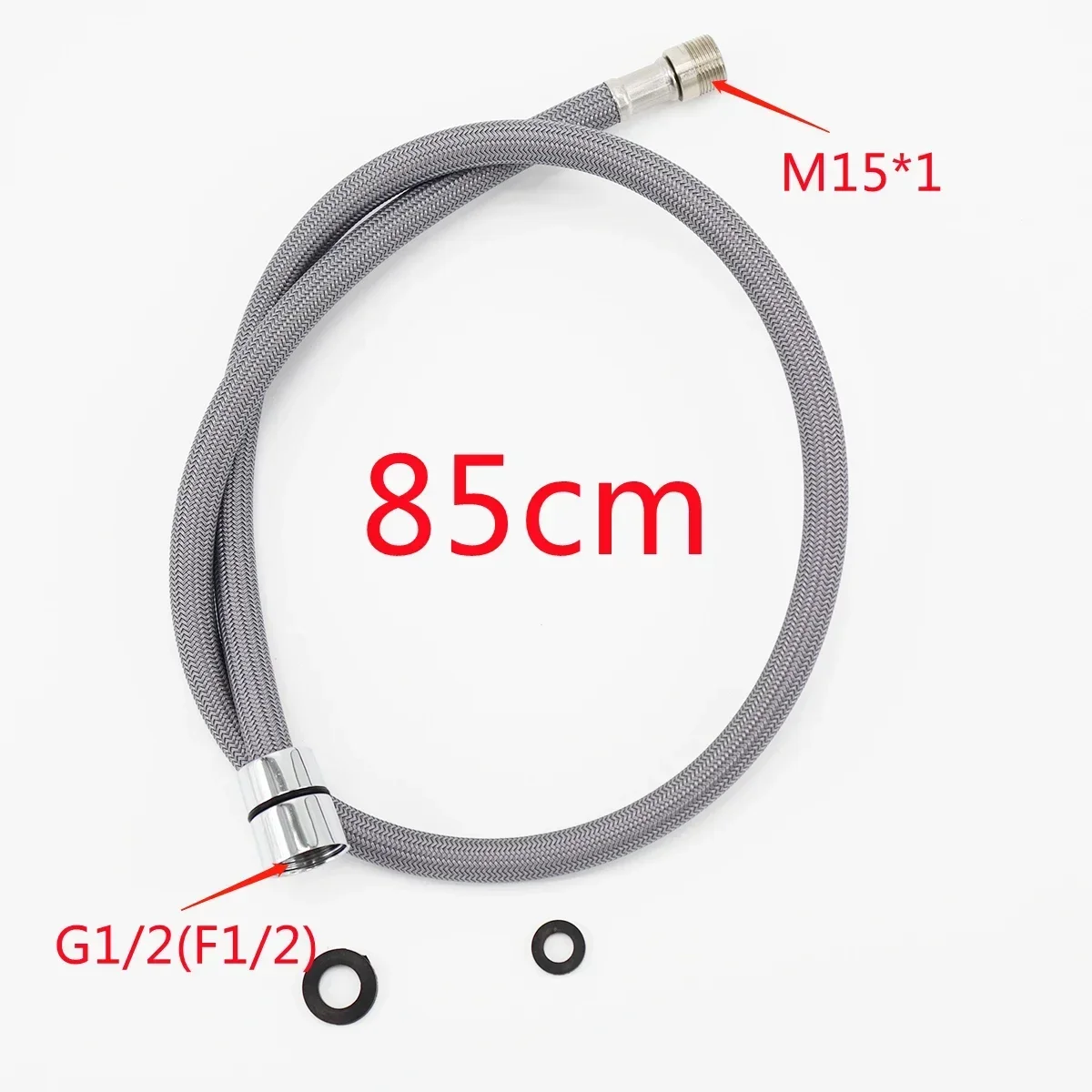 

Нейлоновый гибкий водопроводный шланг для кухни 50/60/85 см