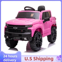 12V Electric car, Battery Powered For Chevrolet Silverado GMC Kids Ride On Truck, Toddler Electric Vehicles Toys Remote Control