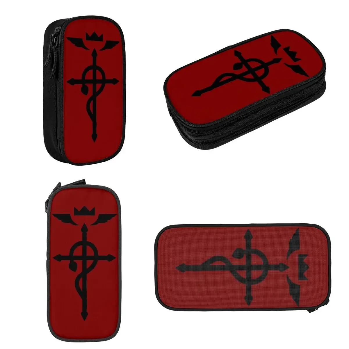 Цельный металлический пенал Alchemist - Flamel Insignia большие сумки для хранения ручек