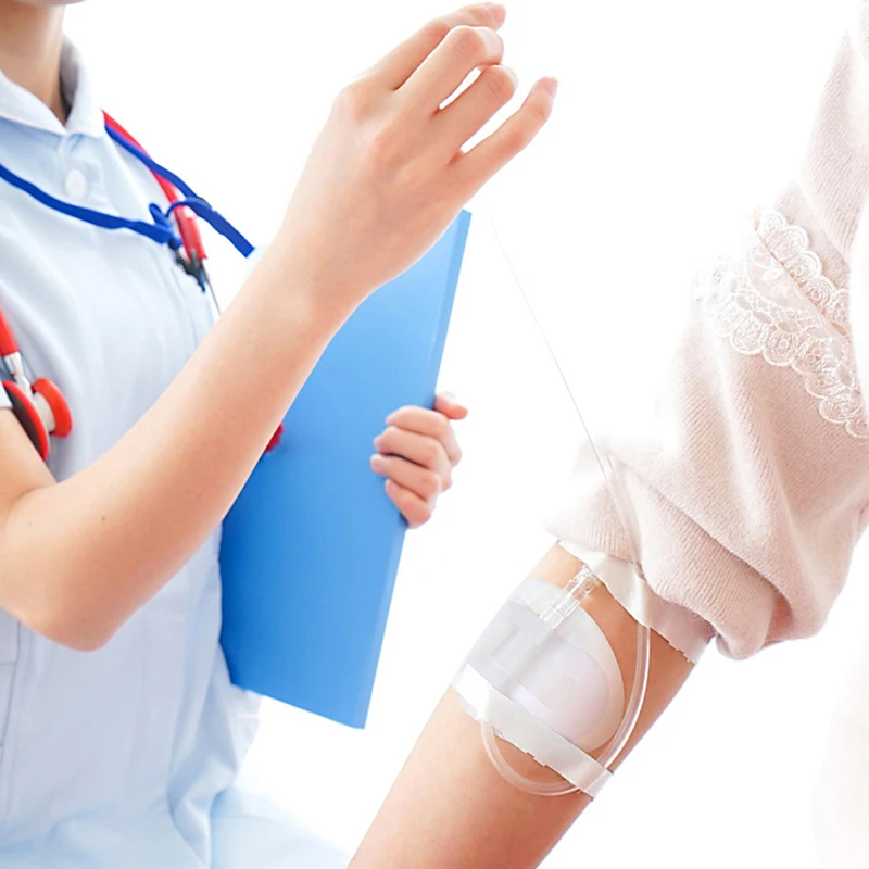 

1Pcs Disposable Tube Fixing Stickers Catheter Stickers Catheter Holder Patient Catheter Fixing Sticker