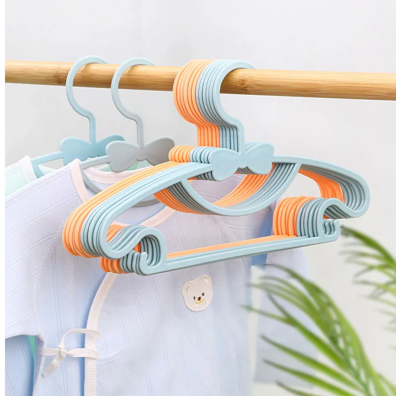 5/30pcs Butterfly Baby Hanger For Children Clothing Rack Wardrobe Storage Coat Drying Rack, 0 To 10 Years Old