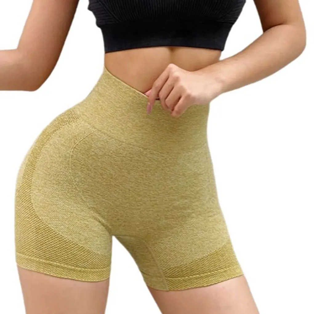 

Шорты для йоги, леггинсы для фитнеса, обтягивающие штаны для бега, одежда для тренировок, узкие персиковые штаны с высокой талией L XL