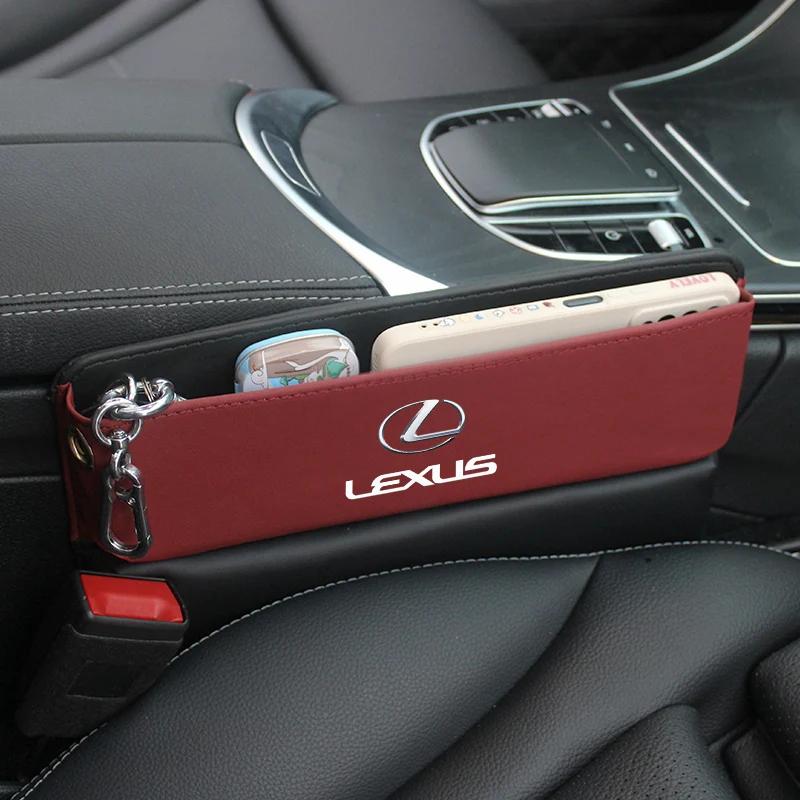 

Car Organizer Box Leather Seat Crevice Gap Storage Bag For Lexus RX300 RX350 LX470 ls430 ls460 ls200 is250 is300 LX570 RCF 2022