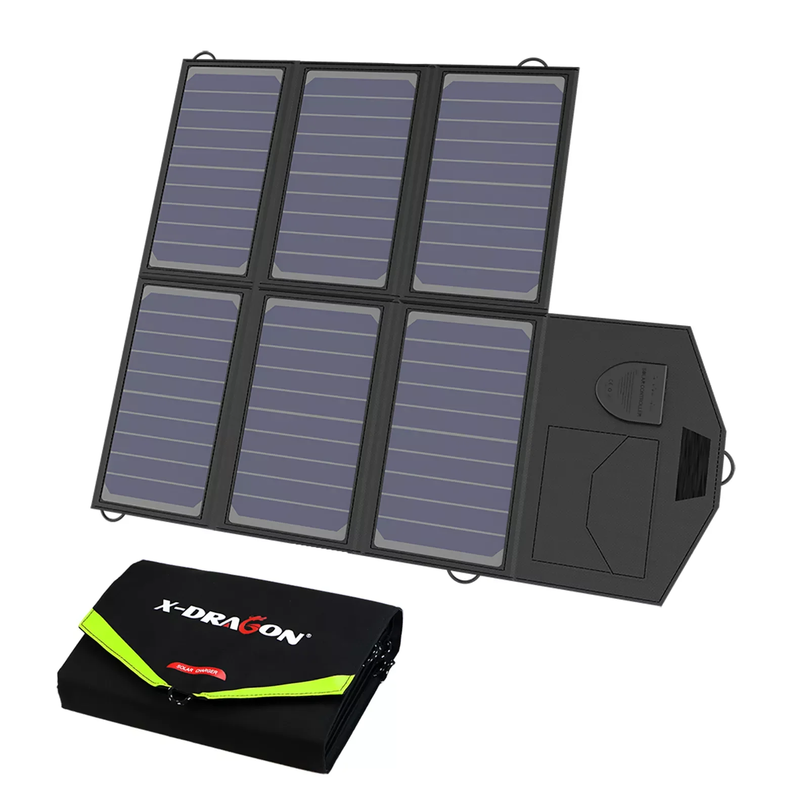 

X-DRAGON Solar Panel 40W Solar Battery Charger for iPhone Sumsung Phones Laptops 12V Car Outdoors Battery Hiking